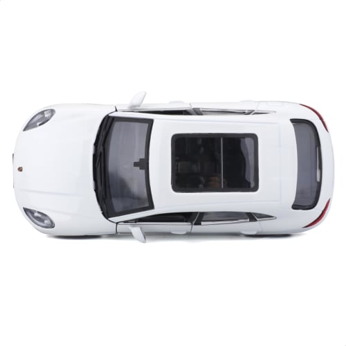 Bburago 1/24 Scale Porsche Macan White / Diecast Model Car, Finished Model, 18-21077 WT