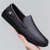 Fashion High Quality Formal Casual Mens Loafers Soft Breathable Slip On Boat Shoes Moccasins Walking Shoes Genuine Leather Men Shoes