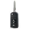 2/3 Buttons 433MHz Flip Remote Car Key Fob with ID63 80bit Chip Fit for MAZDA Car 2 M2 Demio /3 M3 Axela/ 5 M5 Premacy / 6 M6 Atenza / 8 M8