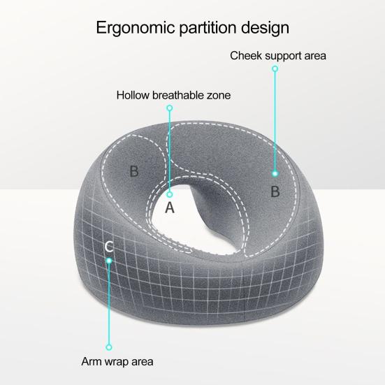 Memory Foam Pillow for Salon Beauty Anti-Slip Beauty Treatment Pillow Thick Face