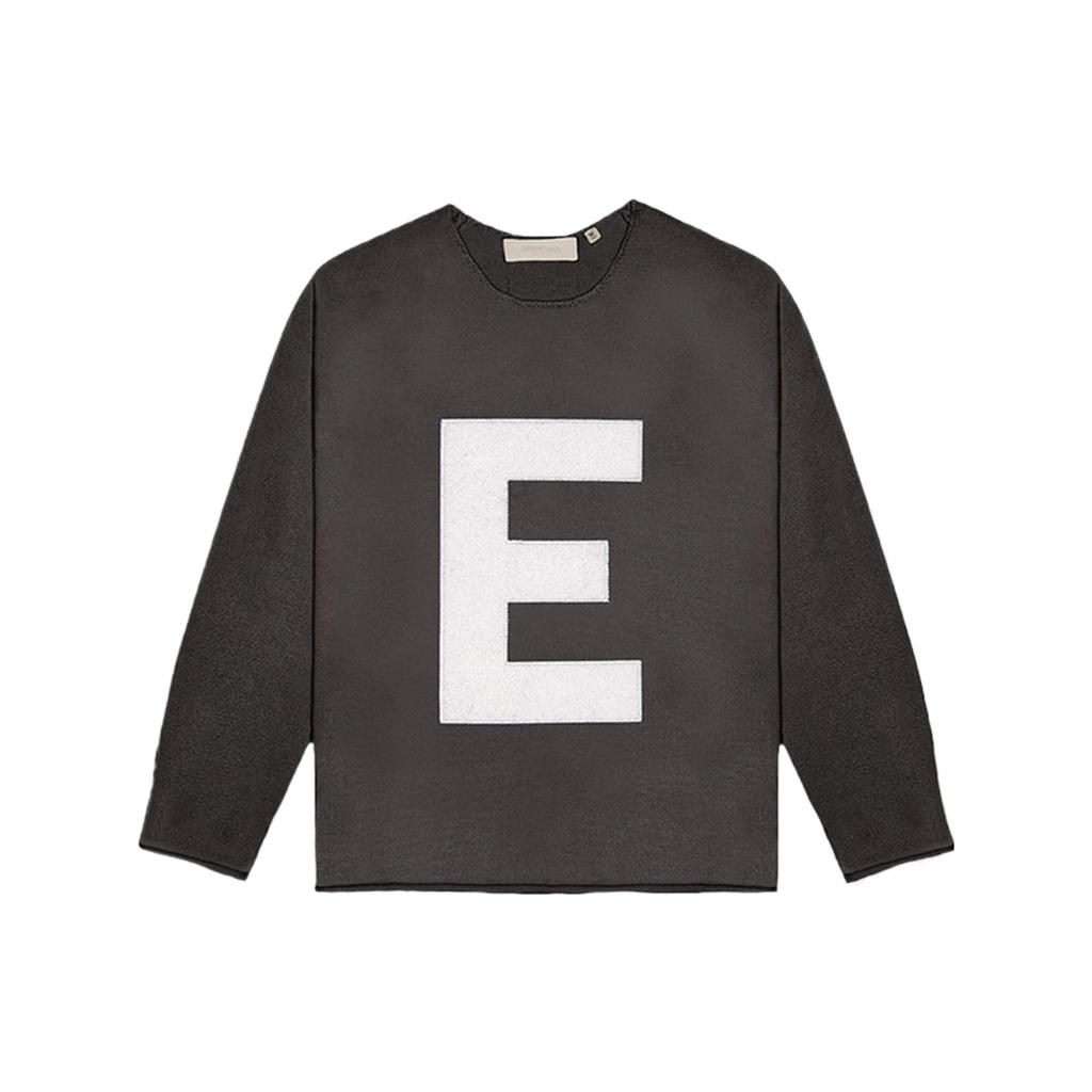 Fear of God Essentials Свитер SS22 с большим логотипом Детские свитеры Железный FOG-SS22-249