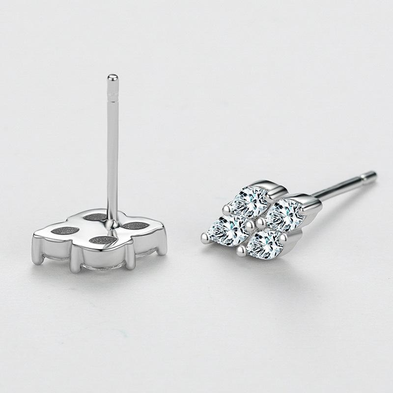 Tancise 925 Sterling Silver Zircon Earrings Drop Earrings For Women Wedding Party Gifts