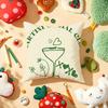 Food And Drinks Cushion Cover Soft Short Plush DoubleSided Printing Home Decor Machine Washable Pillow Case Gift