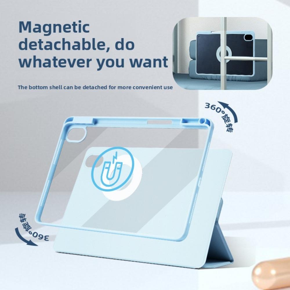 Кожаный чехол для Honor Pad GT2 Pro Magic Pad 3 с вращающимся на 720° магнитным кольцом V96 X7 Split X8A Обложка