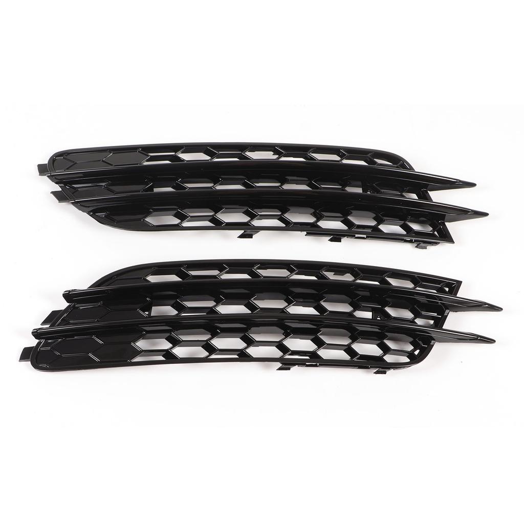 2 шт. Решетка для противотуманных фар слева и справа для RS6 Style, глянцевая черная, замена для A6 C7 2012?2015