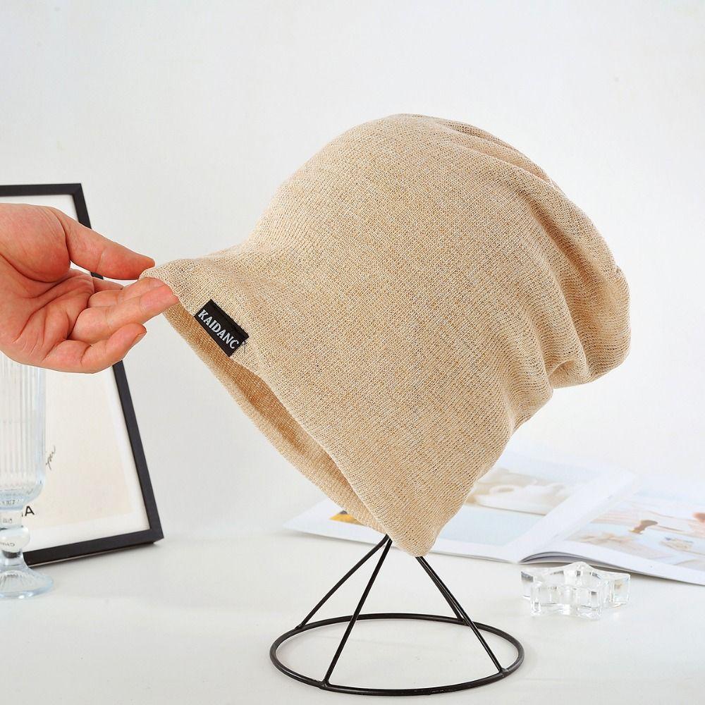 Soft Beanie Thin Pullover Hat Creative Stacked Hat Girl Women