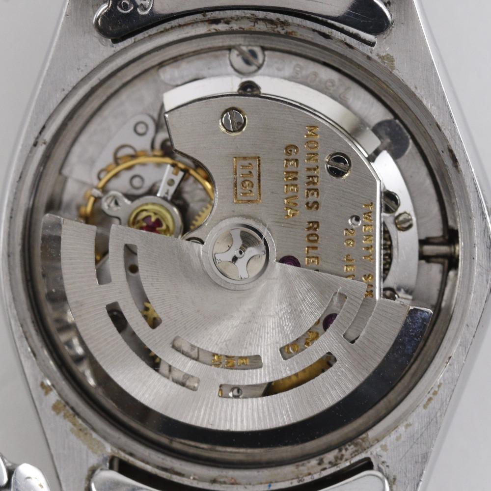 Rolex Oyster perpetual Часы 6623 кал.1161 Серебряный Серебряный циферблат Нержавеющая сталь Механические Автоматические Аналоговый дисплей Женские Б/у