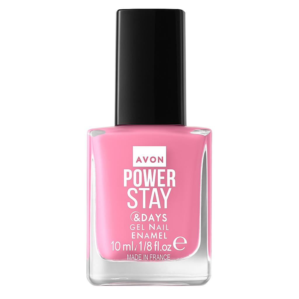Avon Powerstay Gel Nail Polish, Hybrid Effect Pink Caprice