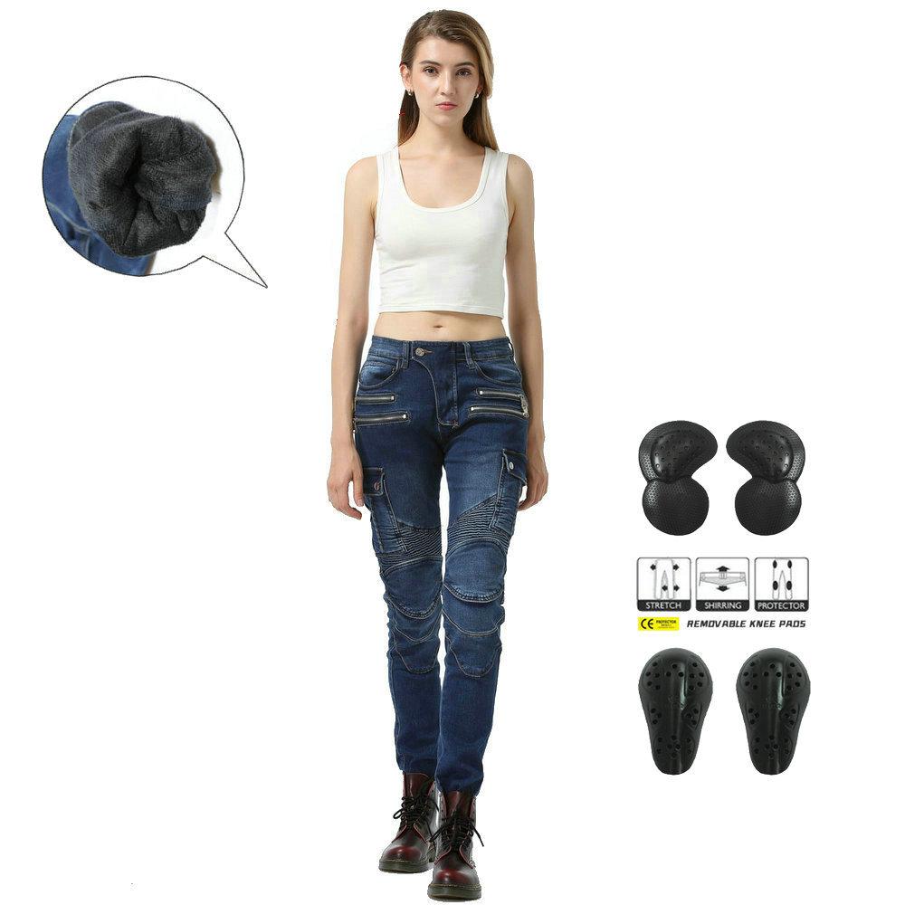 LOONG + BIKER + бархатные женские рыцарские джинсы + мотоциклетные велосипедные брюки для отдыха на мотоциклах с защитой от падения