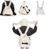 Plush Bunny Backpack With Curved Shoulder Straps For Students And Casual Use