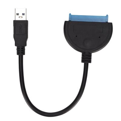 Кабель SATA SATA к USB 3.0 Высокоскоростная передача 25 см Считыватель жесткого диска для 2,5-дюймового жесткого диска Передача данных