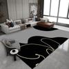 Ковер для гостиной Carpe Грязеотталкивающий и простой в уходе Ковер для спальни Прикроватный коврик Противоскользящий