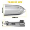Exterior Door Lock handle Cap Cover Trim 2014- For Cadillac CTS Silver ABS
