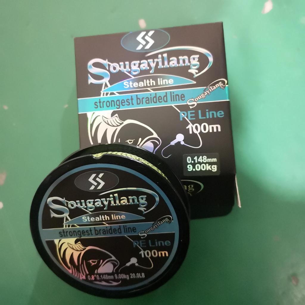 Плетеная леска 100 м, высокое качество, 4 стойки, 12-40 фунтов, гладкая плетеная монофильная леска