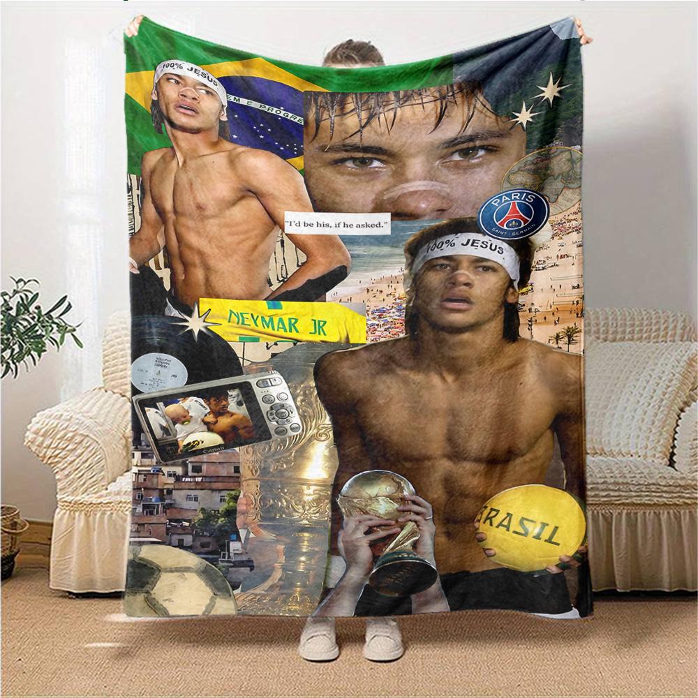 Legends Made Not Born printed flannel breathable and warm blanket, a stylish home gift, suitable for home, office and bedspread use. 15a14