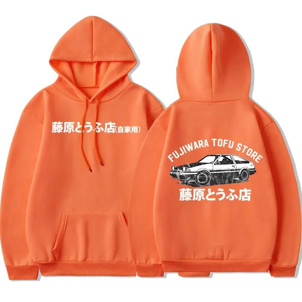 Брендовая толстовка с капюшоном Initial D Unisexga Hachiroku Shift Drift унисекс Толстовка Takumi Fujiwara Tofu Доставка в магазин AE86 Толстовки унисекс
