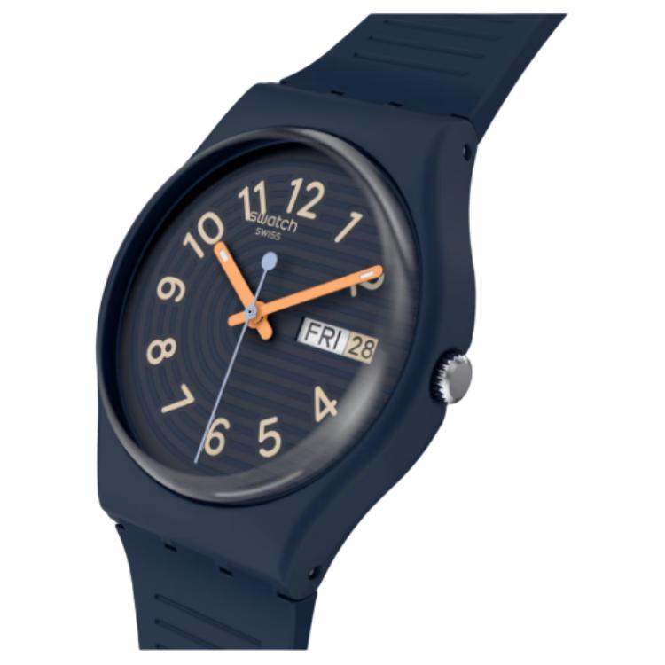 Swatch Унисекс синие часы SO28I700 SO28I700