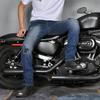 Winx Wheels Mens Motorcycle Jeans Distressed Washed Straight Leg Riding Pants With Silicone Protection