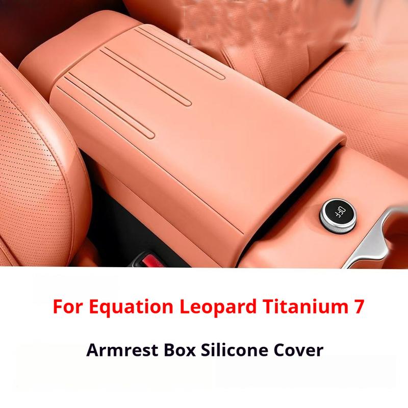 For BYD Equation Leopard Titanium 7 Car Armrest Box Protective Cover Anti Fouling Pad Silicone Scratch Resistant Accessories