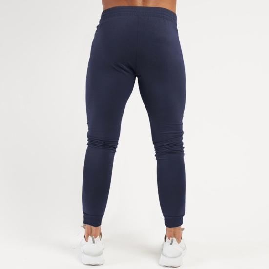 Мужские спортивные брюки из ледяного шелка, быстросохнущие облегающие боковые карманы на молнии, эластичная талия на шнурке, однотонные спортивные штаны для тренировок в тренажерном зале, длинные брюки