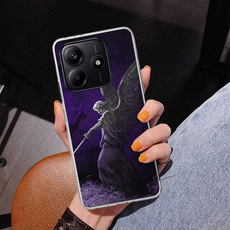 Archangel Michael Phone Case For Xiaomi Redmi Note 15 14 13 12S 12 11 Pro Plus 14S 11S 11E 10 10S 11T 5G Personalized Cover Redm