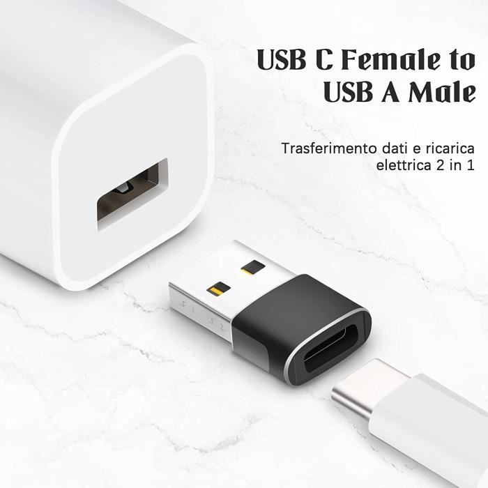Adaptateur USB 3.1 Type C femelle vers USB 3.0 A male