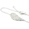 [I3986] - Silver Bracelet 'Les Ailes d'Ange' Silver-white (rhodium-plated) - 20x10 Mm