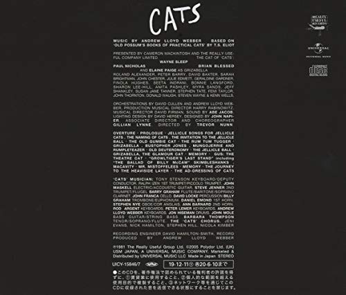 Cats (1981 Original London Cast)