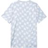 Nike Пуловер с круглым вырезом и принтом Dri-FIT, футболка с короткими рукавами, мужские топы, голубой DX0871-479