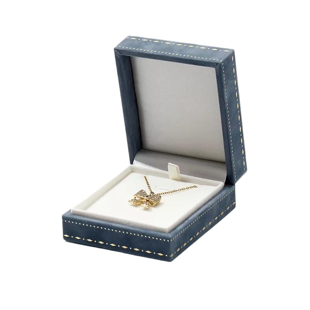 Luxury Small Jewelry Box Vintage Flannel Bracelets Box Jewelry Display Holder  Jewelry Storage