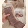 Thick Winter Warm Velvet Socks Cashmere Sleep Home Socks Soft Long Socks  For Women