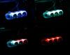 Автомобильное гнездо Procyon 3 USB 12/24V с радужной LED подсветкой DL-33