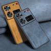 Для чехла Nubia Z60 Ultra Роскошный чехол для телефона из ПУ кожи Для ZTE Nubia Z60 Ultra 5G Задняя крышка Силиконовый Противоударный Полная защита