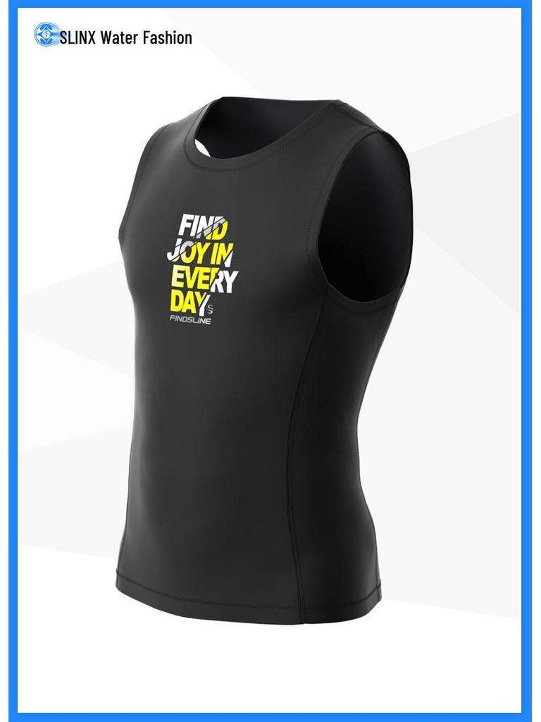 SLINX Мужской Суперэластичный CR Теплый Жилет без рукавов для дайвинга и серфинга