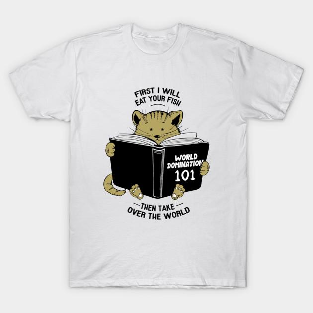 Футболка женская Cat World Domination Harajuku Print Kawaii футболка летняя с коротким рукавом женская футболка топ футболка