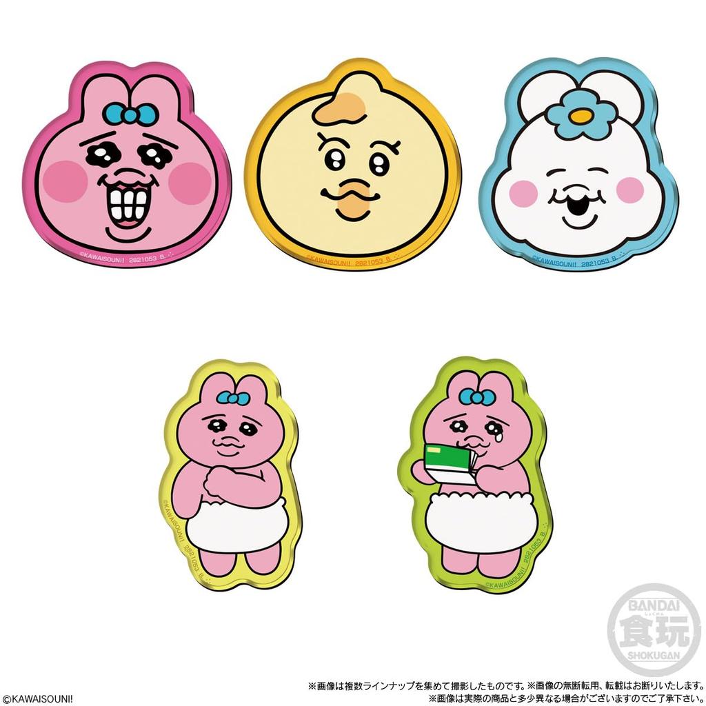 BANDAI Опанчусаги Нпотяму Магниты с персонажами Жевательная резинка Конфетная игрушка Набор из & [Коробка 14]