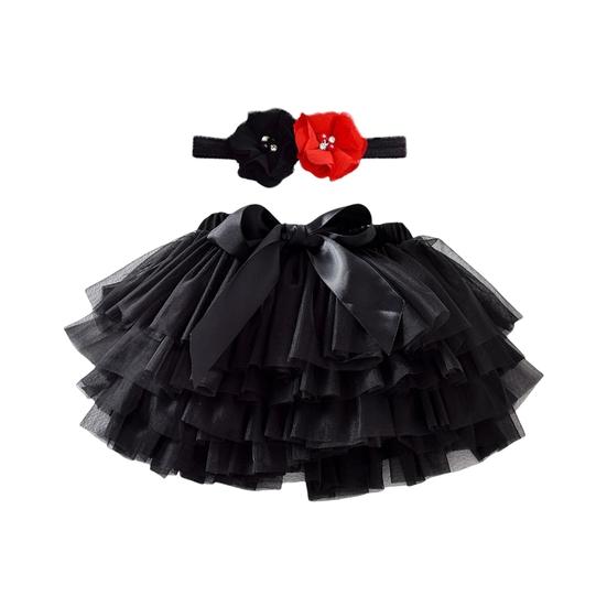 Unique Baby Girls Tutu Skirt Bowknot Design Stretchy Elastic Waist