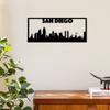 San Diego City Skyline Metal Wall Art Elegant Home Décor Accent, Stunning Landscape Design, Metal Iron Crafts, and Wall Hanging