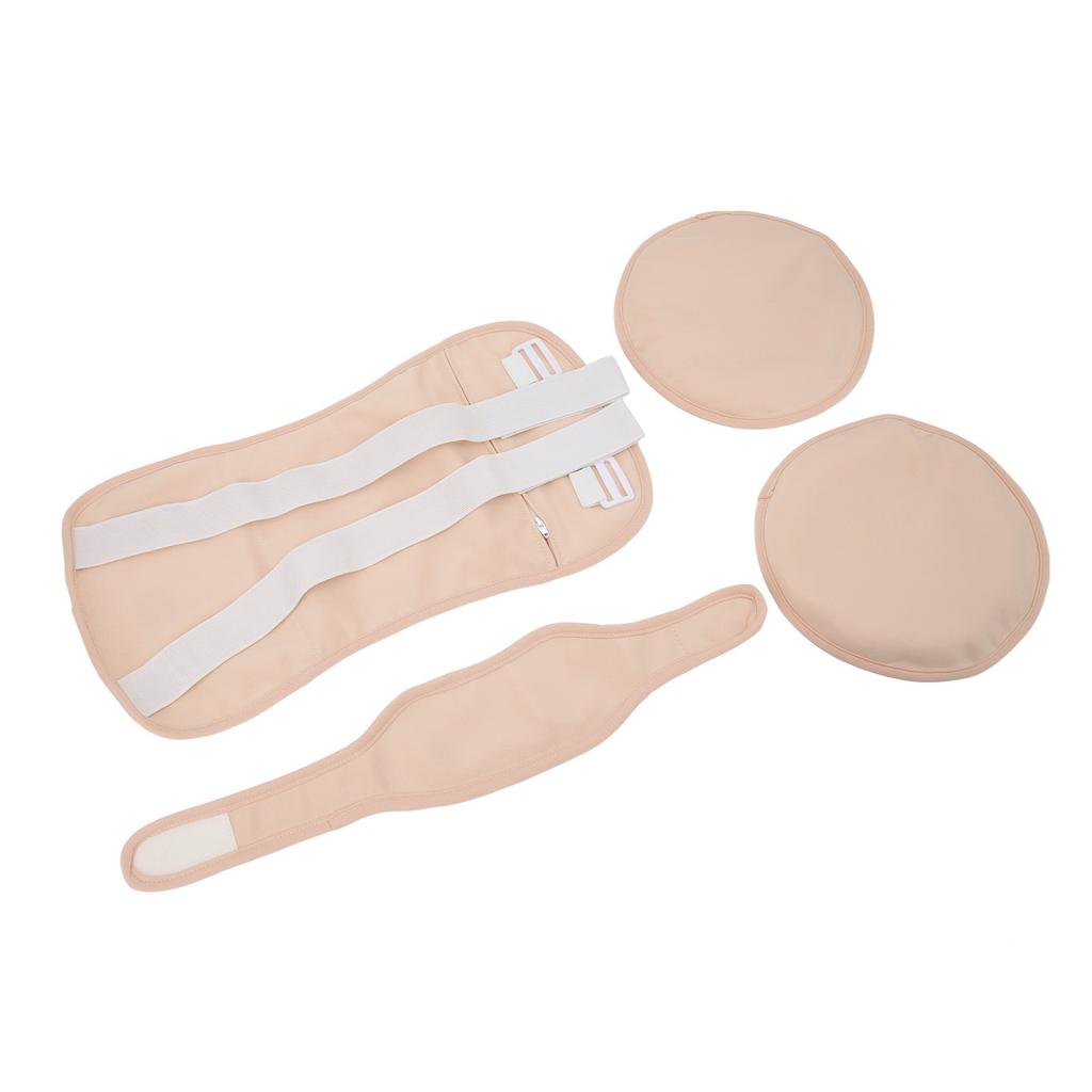 Castor Oil Pack Kit Adjustable Strap Reusable Leakage Proof Castor Oil Pack Wrap for Waist Neck