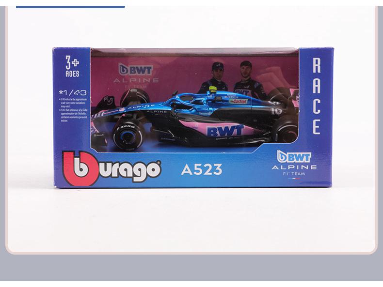 1:43 Модель болида BWT Alpine F1 - Премиум-симулятор гонок