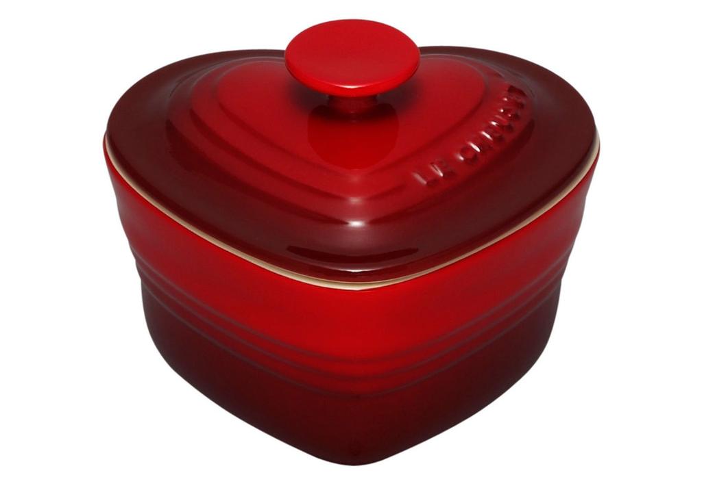 Le Creuset Ramequin Damour With Lid Cherry Red 910031-00