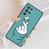 Чехол для телефона Kpop Пальцевое Сердце Для Samsung Galaxy S25 S23 S30 S8 S21 S20 FE S24 S22 Note 10 20 Plus lite Ultra