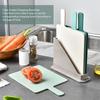 with Storage Stand Chopping Boards Plastic Chopping Board Set Cutting Board Set  Home Kitchen