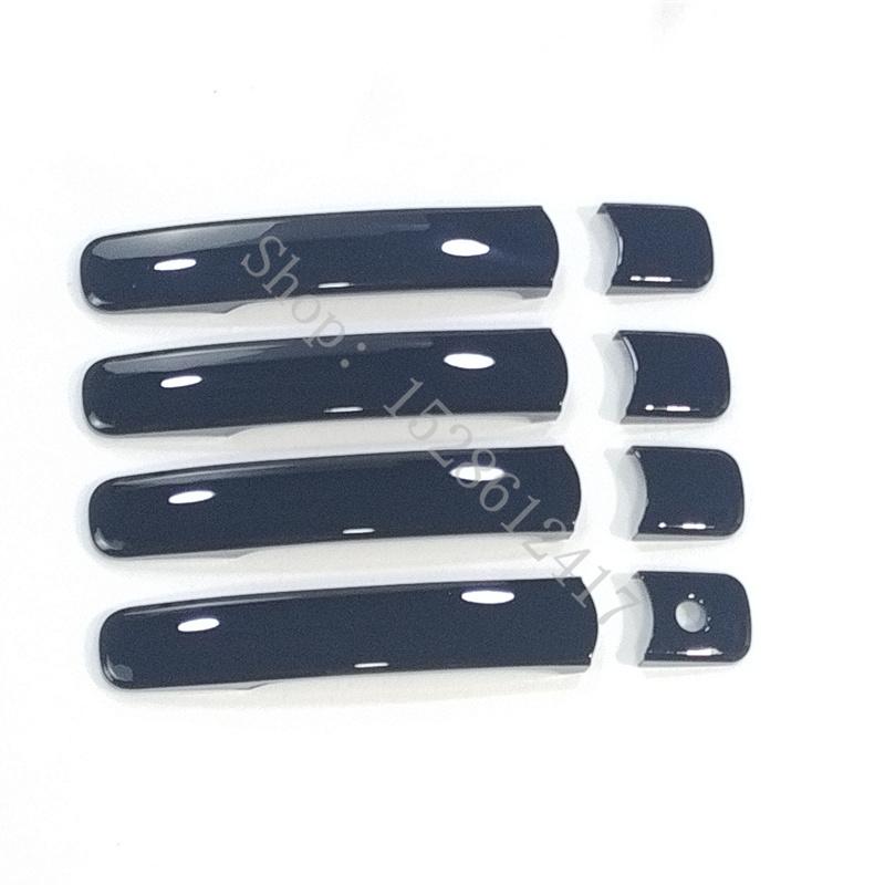 For Nissan X-Trail X Trail T31 2008 2009 2010 2011-2013 ABS Glossy Black Car Door Handle Cover Trim Styling car  Accessories