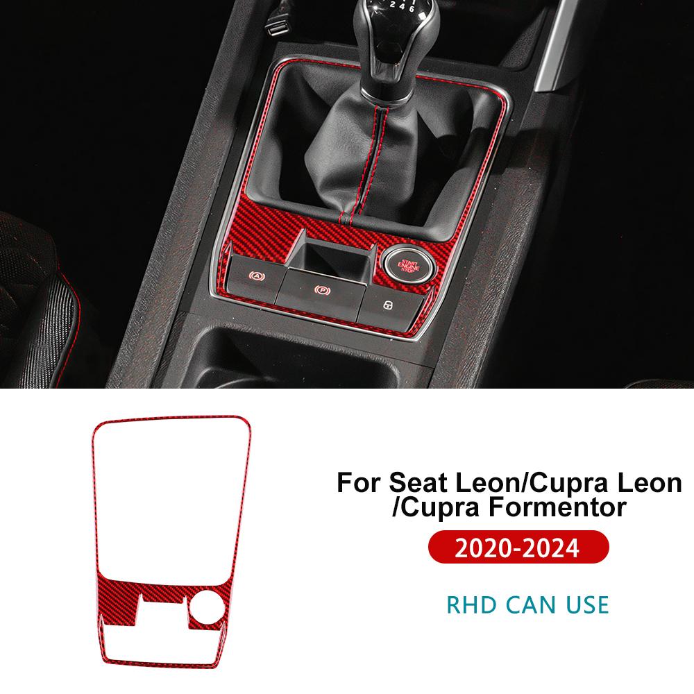 Мягкая наклейка из углеродного волокна для Seat Leon MK4 Cupra Leon Cupra Formentor 2020-2025 2025 2025 Автомобиль с механической коробкой передач