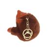 Cute Chimpanzee Pendant Keychain Plush Doll Toys Little Monkey Stuffed Filling Doll Keyring Backpack Charms Car Bag Decor Gifts