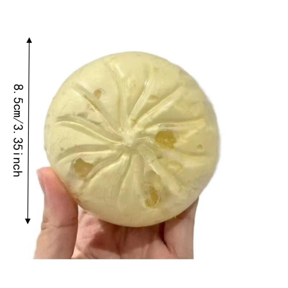 Handmade Blocks Crunchy Dumpling Toy Round Shape ASMR Squeeze Toy For Kids Adults