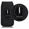 Holster Case Carrying Cell Phone Holder Rugged Black Nylon Holster Pouch for Mobile Phone