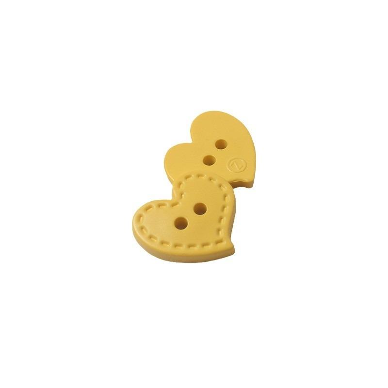 Plastic Peach Heart Buttons for Children's Clothing Women's Sweaters Cardigans Shirts Buttons