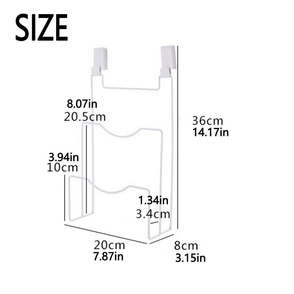 Wall Mounted Pot Cover Rack Suspension Kitchen Storage Rack Portable Lid Rack